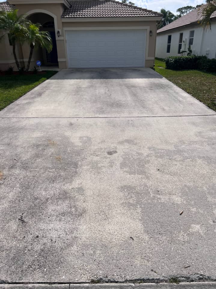 Driveway cleaning