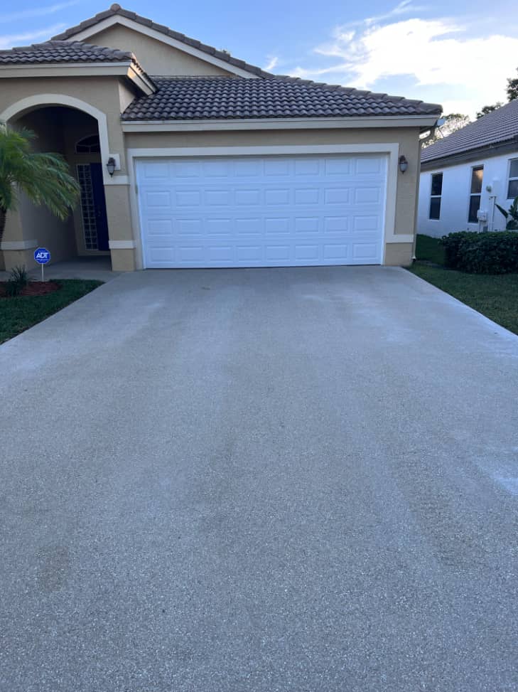 Driveway cleaning